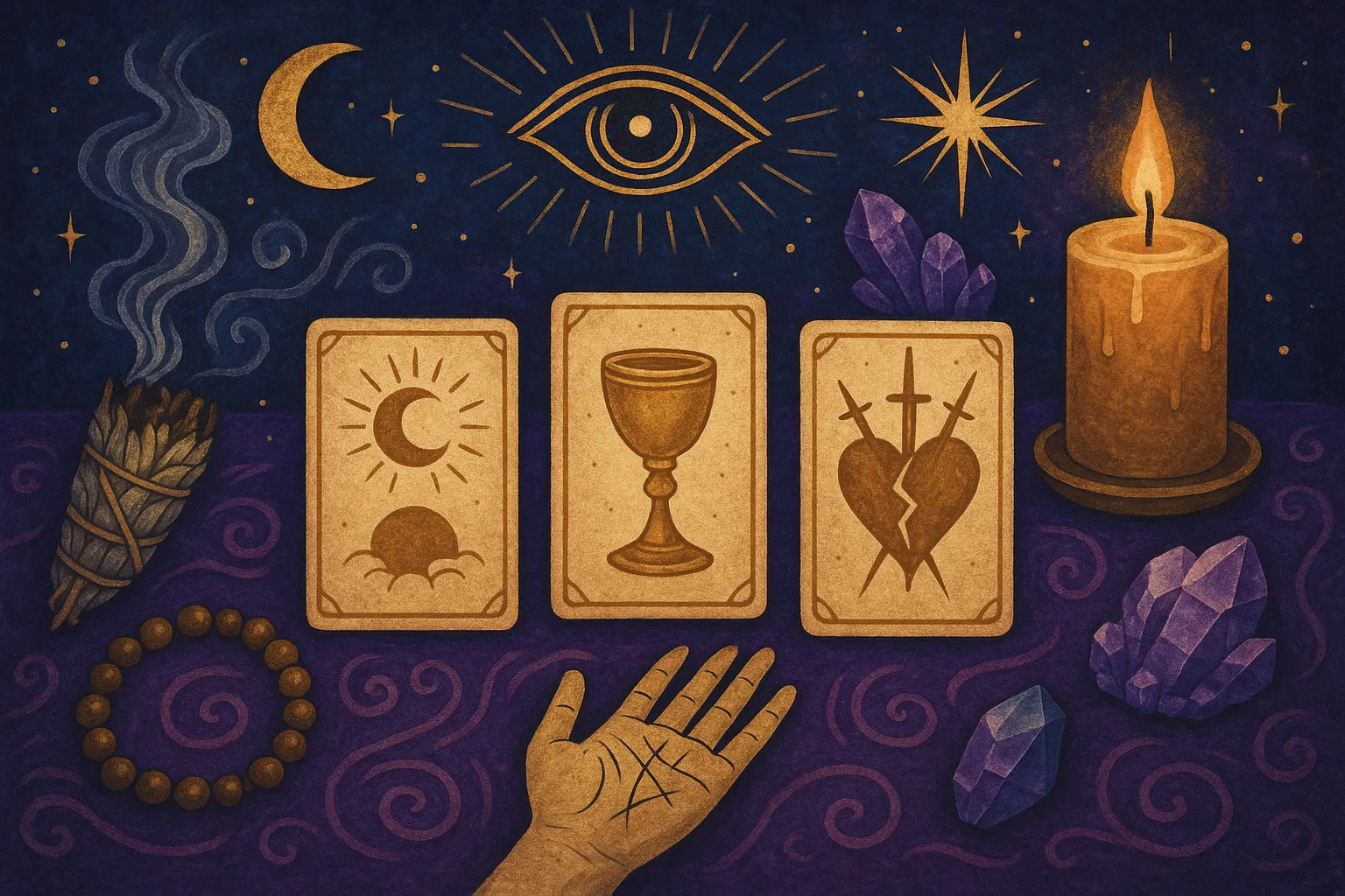 Cómo hacer una tirada de tres cartas y su interpretación