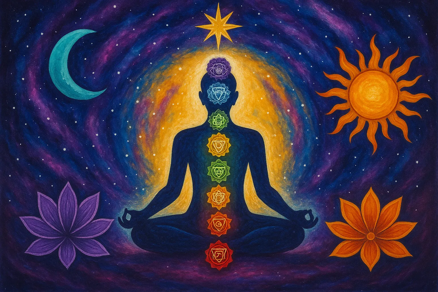 Colores de los chakras y su significado espiritual