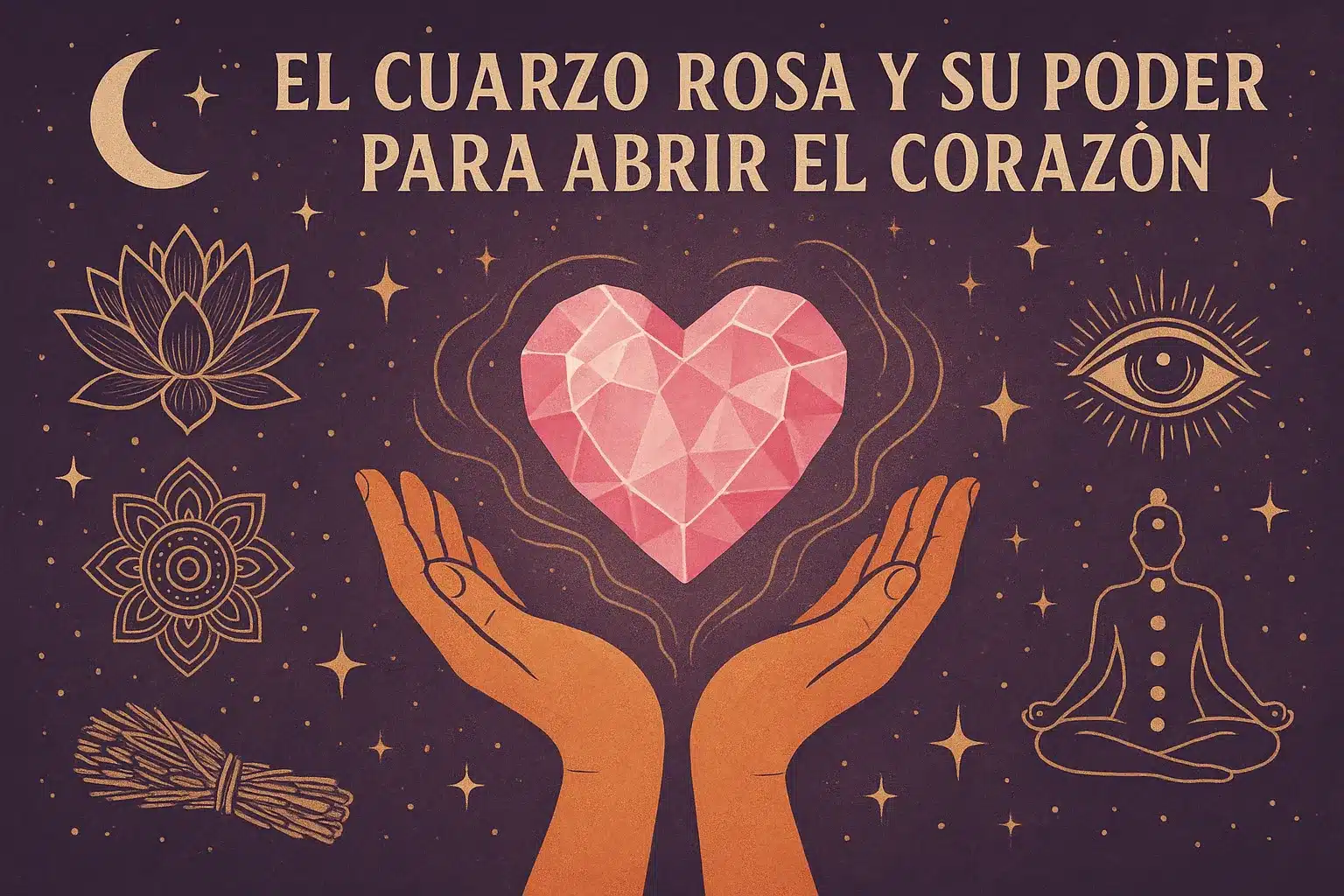 El cuarzo rosa y su poder para abrir el corazón