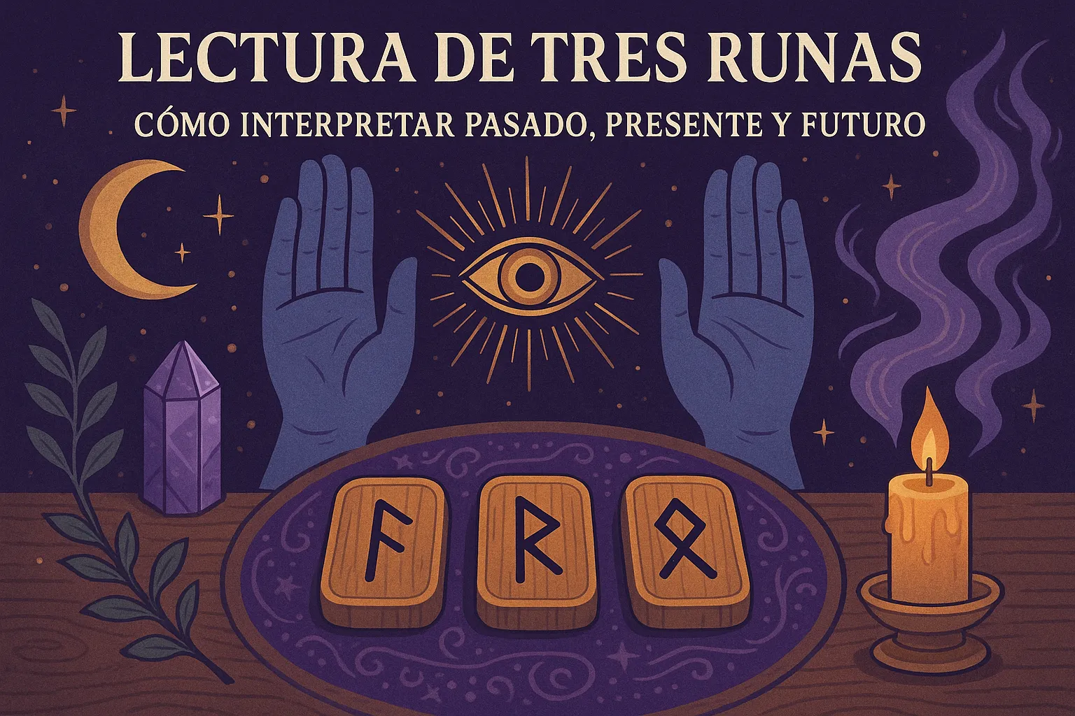 Lectura de tres runas cómo interpretar pasado presente y futuro