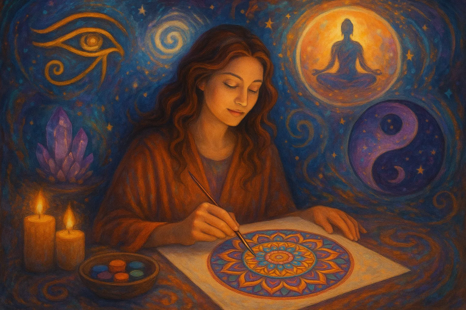Beneficios terapéuticos de dibujar y pintar mandalas
