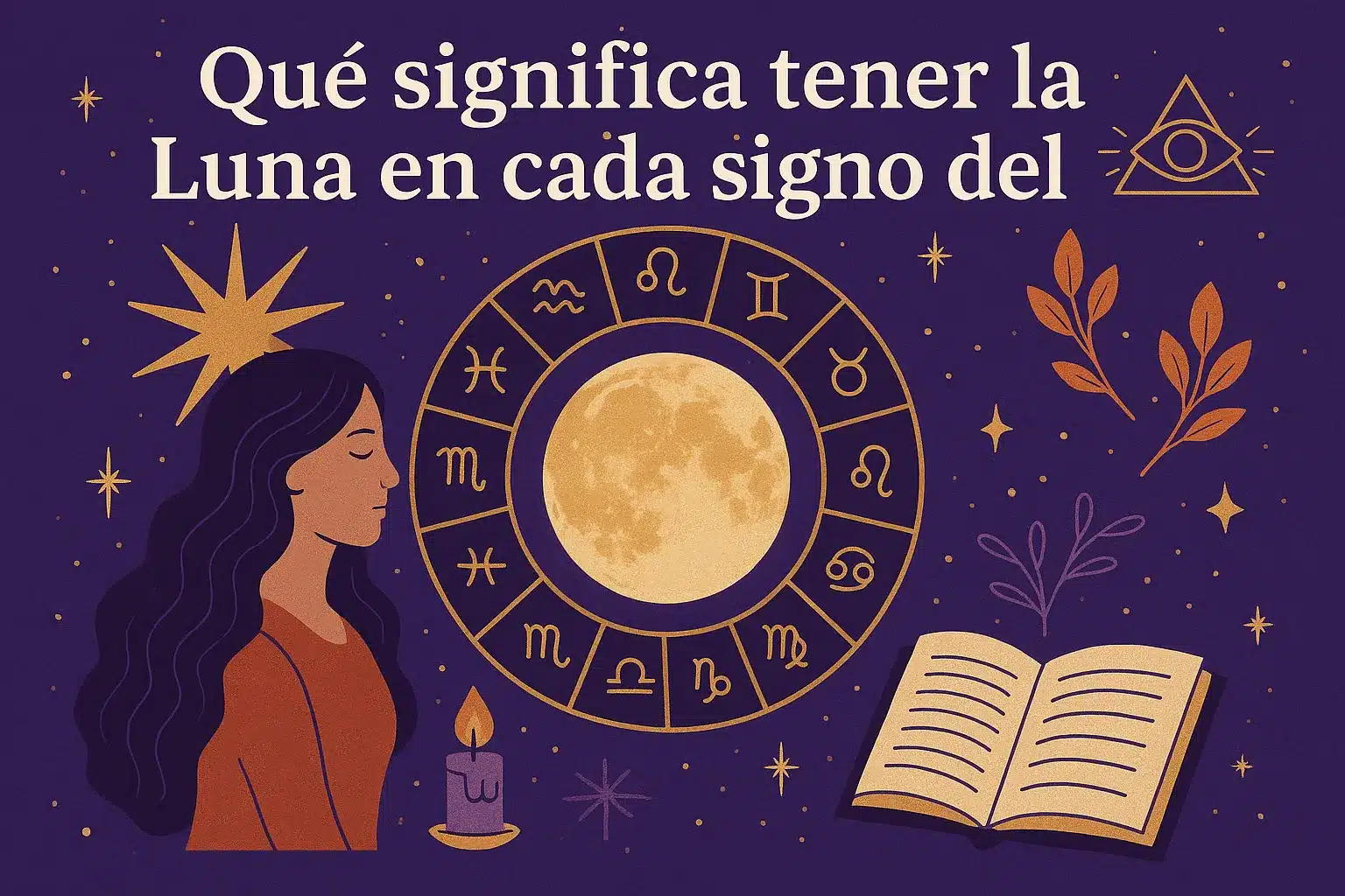 Qué significa tener la Luna en cada signo del zodiaco
