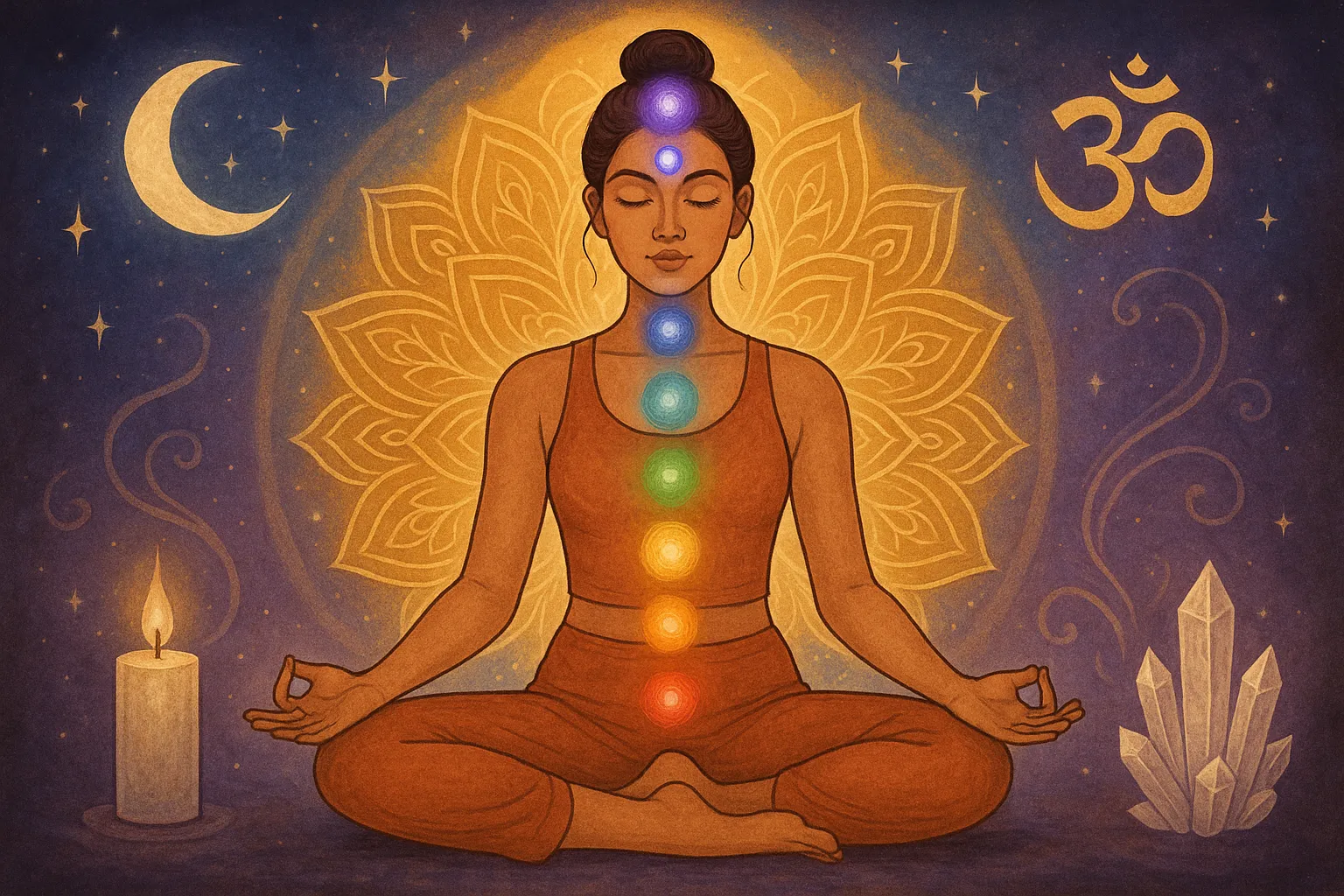 Ejercicios de yoga para alinear los chakras